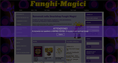 Desktop Screenshot of funghi-magici.com