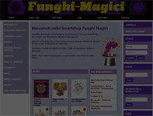 Tablet Screenshot of funghi-magici.com